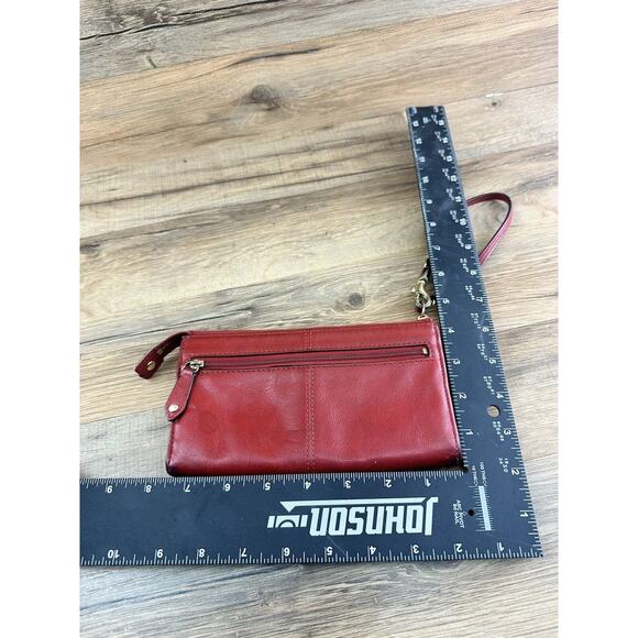 Coach Pink Large Leather Long Zip Around Accordion Wallet - Picture 5 of 8